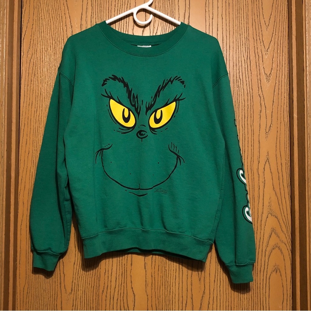 Dr. Seuss Green Grinch Sweatshirt